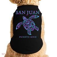San Juan Puerto Rico Sea Turtle Doggie Tank thumb 0