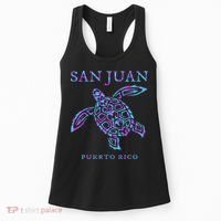 San Juan Puerto Rico Sea Turtle Women's Tank Top thumb 0