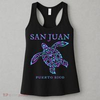 San Juan Puerto Rico Sea Turtle Women's Tank Top thumb 3