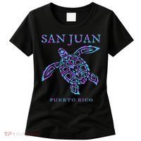 San Juan Puerto Rico Sea Turtle Women's T-Shirt thumb 0