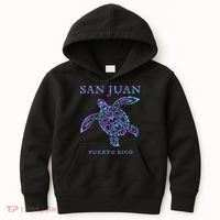 San Juan Puerto Rico Sea Turtle Kids Hoodie thumb 0