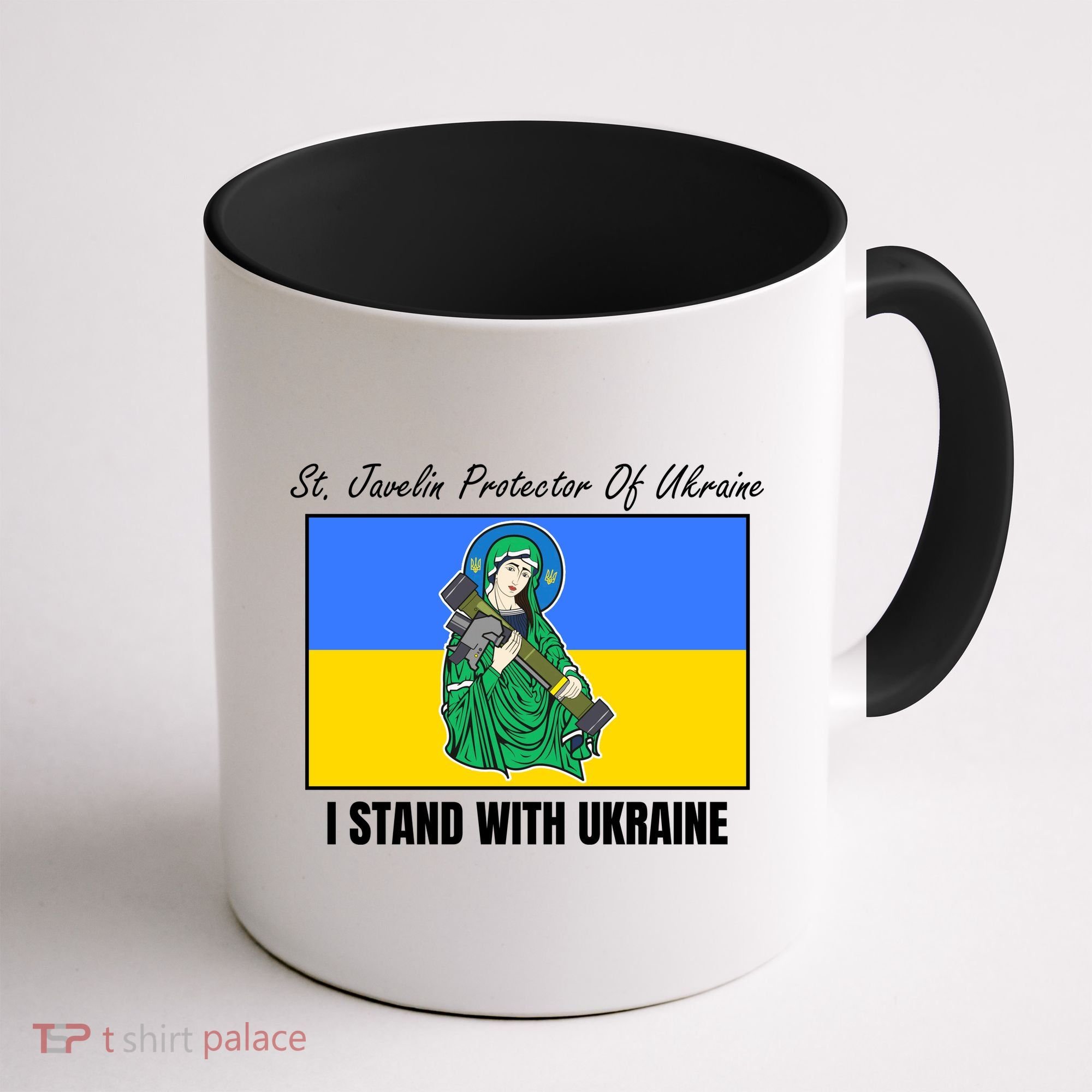 St. Javelin Protector Of Ukraine I Stand With Ukraine Coffee Mug