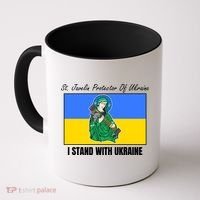 St. Javelin Protector Of Ukraine I Stand With Ukraine Coffee Mug thumb 0