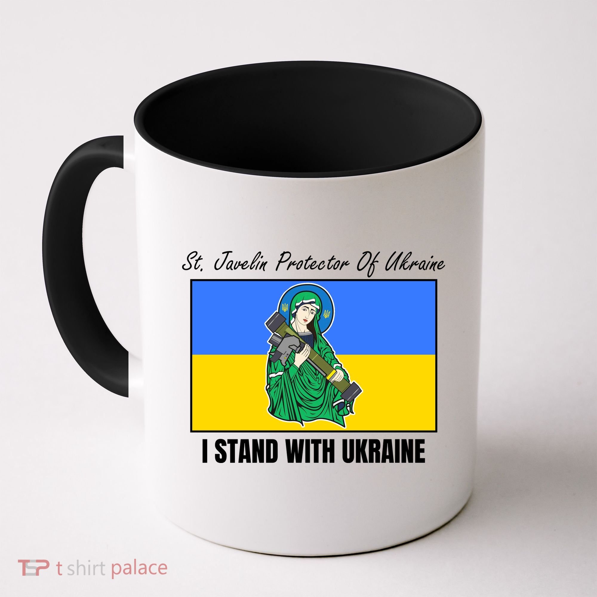 St. Javelin Protector Of Ukraine I Stand With Ukraine Coffee Mug