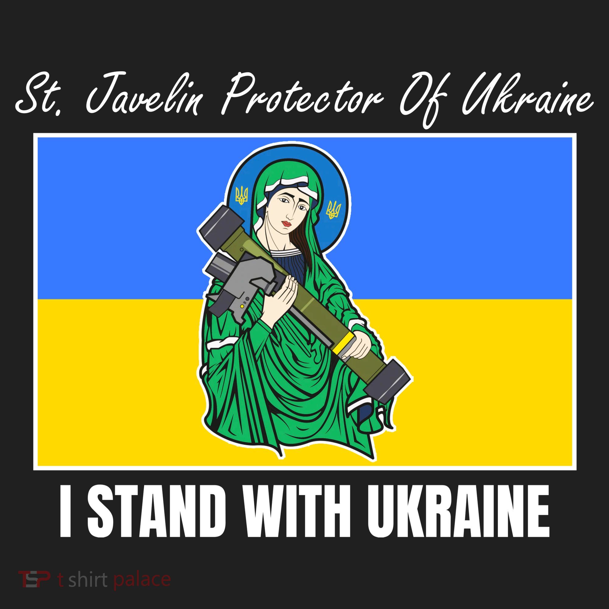 St. Javelin Protector Of Ukraine I Stand With Ukraine Tumbler