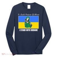 St. Javelin Protector Of Ukraine I Stand With Ukraine Long Sleeve Shirt thumb 0