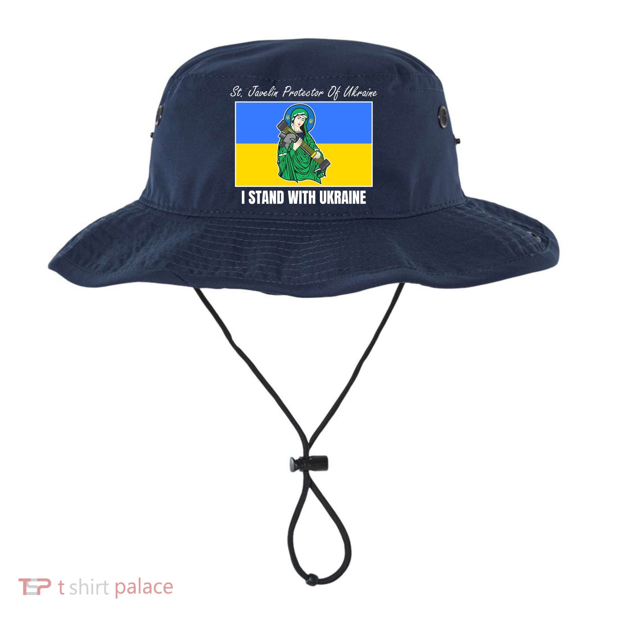 St. Javelin Protector Of Ukraine I Stand With Ukraine Bucket Hat
