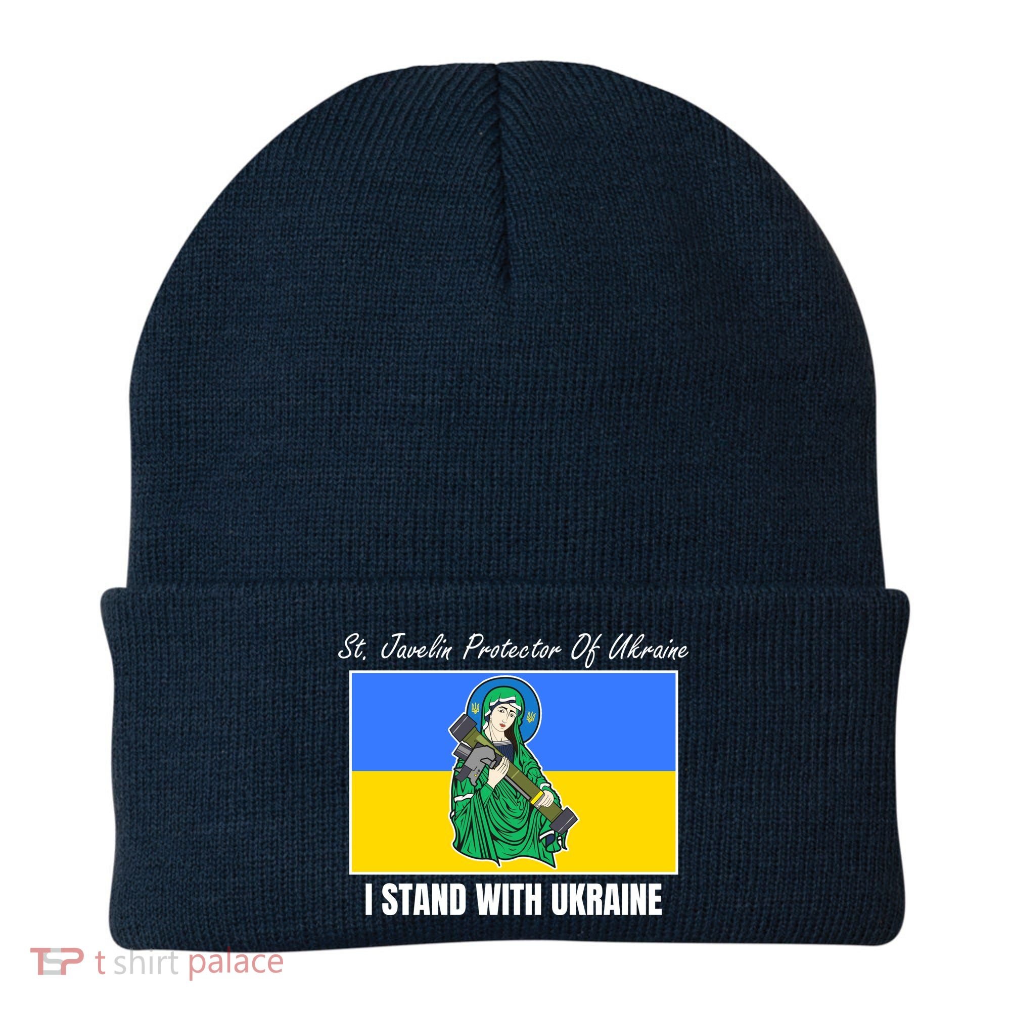 St. Javelin Protector Of Ukraine I Stand With Ukraine Beanie