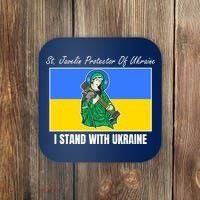 St. Javelin Protector Of Ukraine I Stand With Ukraine Coaster thumb 0