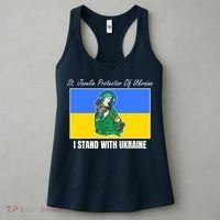 St. Javelin Protector Of Ukraine I Stand With Ukraine Women's Tank Top thumb 3