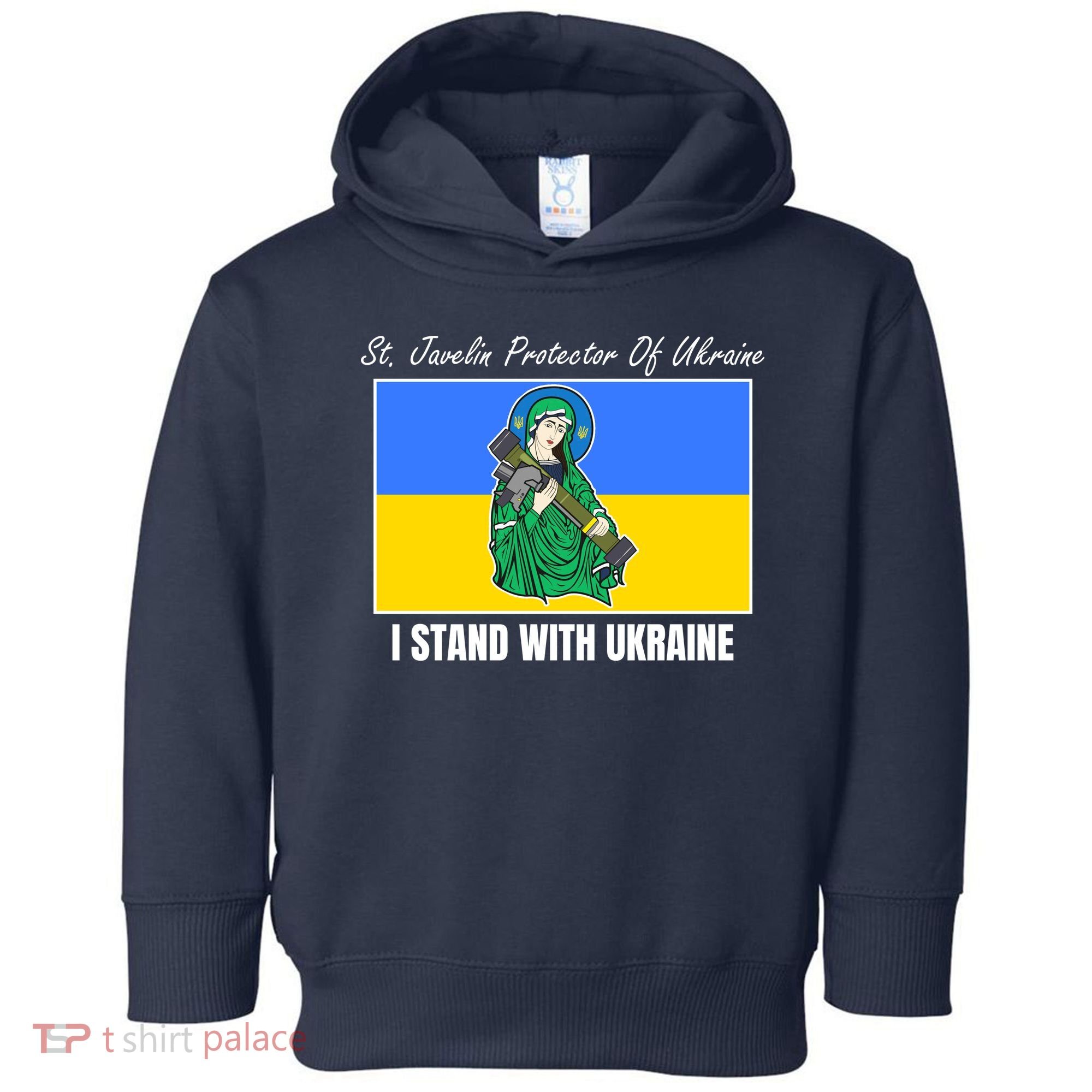 St. Javelin Protector Of Ukraine I Stand With Ukraine Toddler Hoodie