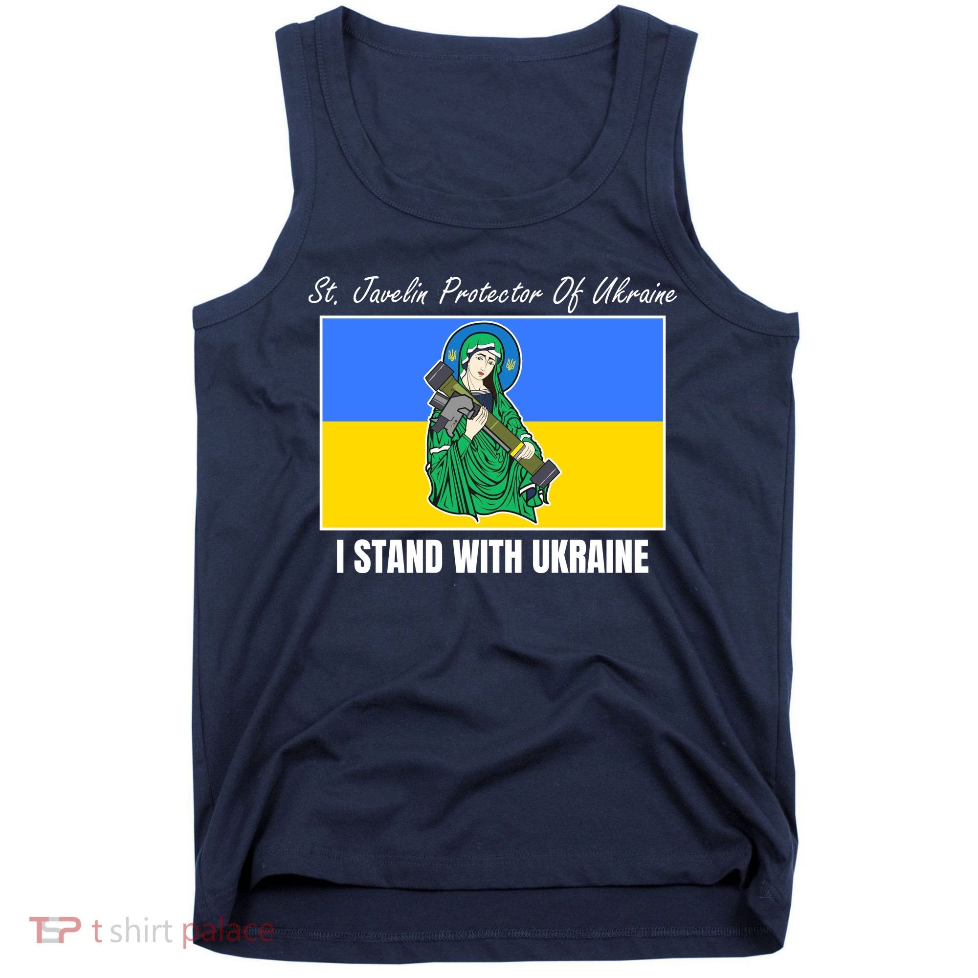 St. Javelin Protector Of Ukraine I Stand With Ukraine Tank Top