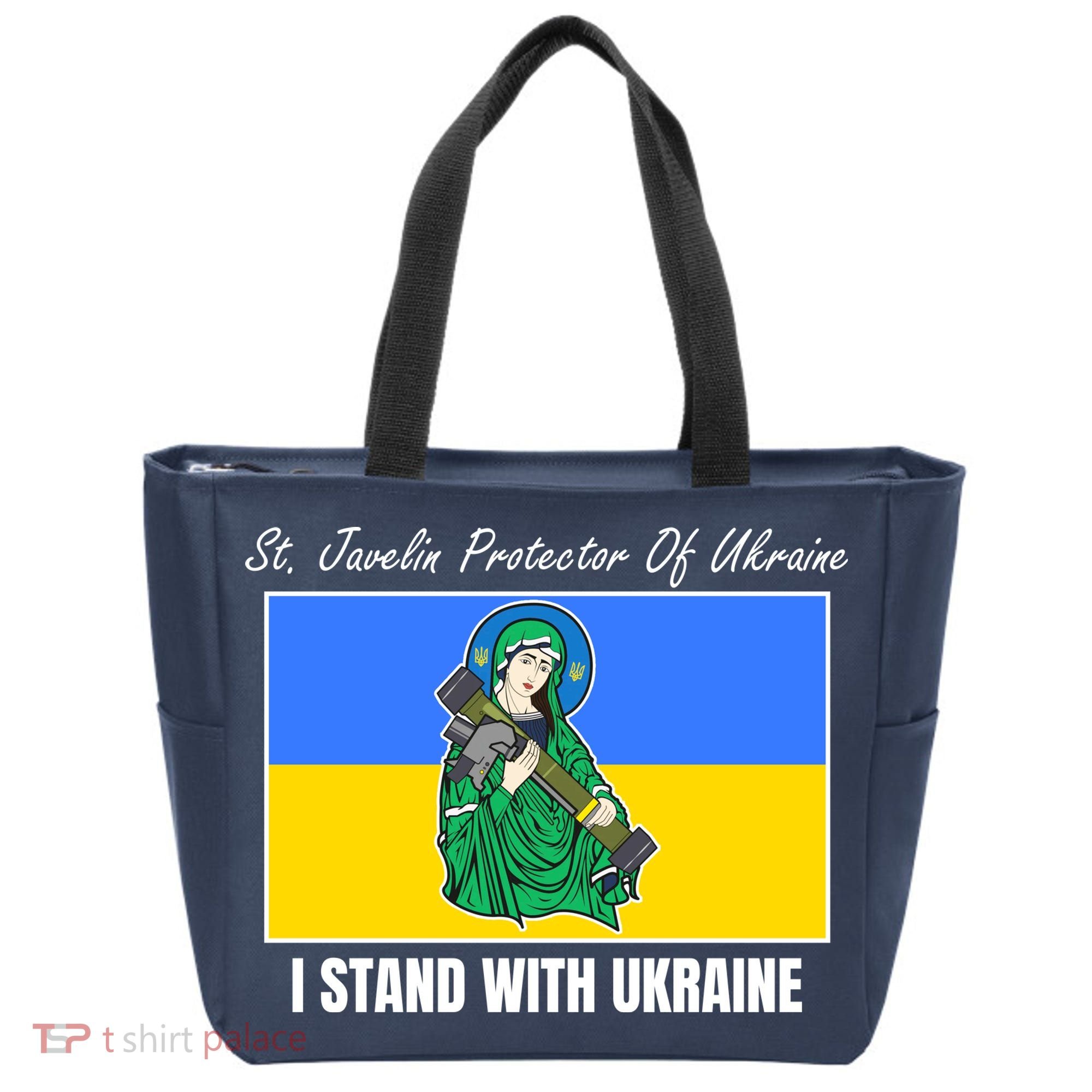 St. Javelin Protector Of Ukraine I Stand With Ukraine Tote Bag