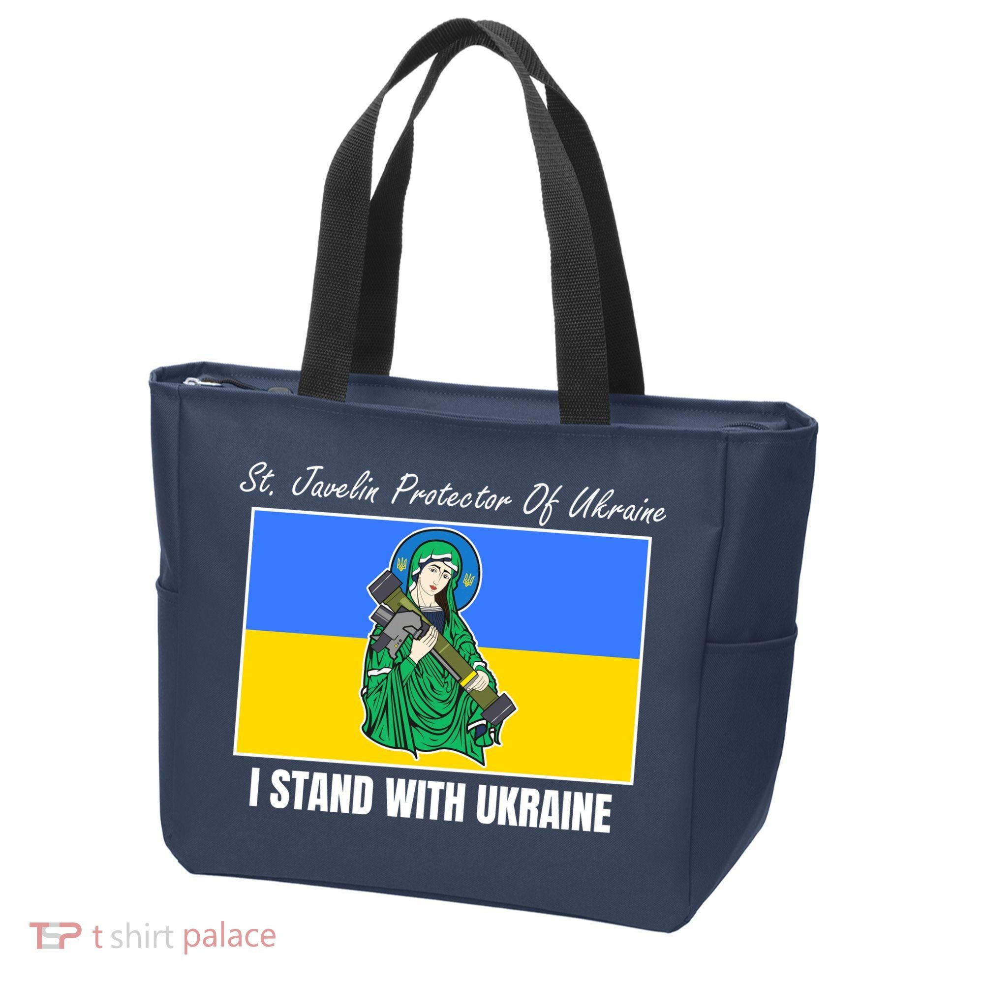 St. Javelin Protector Of Ukraine I Stand With Ukraine Tote Bag