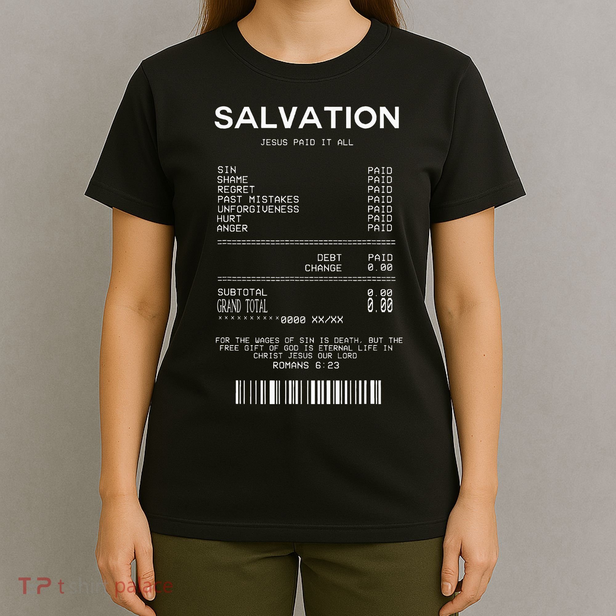 Salvation Jesus Paid It All Christian T-Shirt