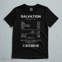 Salvation Jesus Paid It All Christian T-Shirt thumb 5