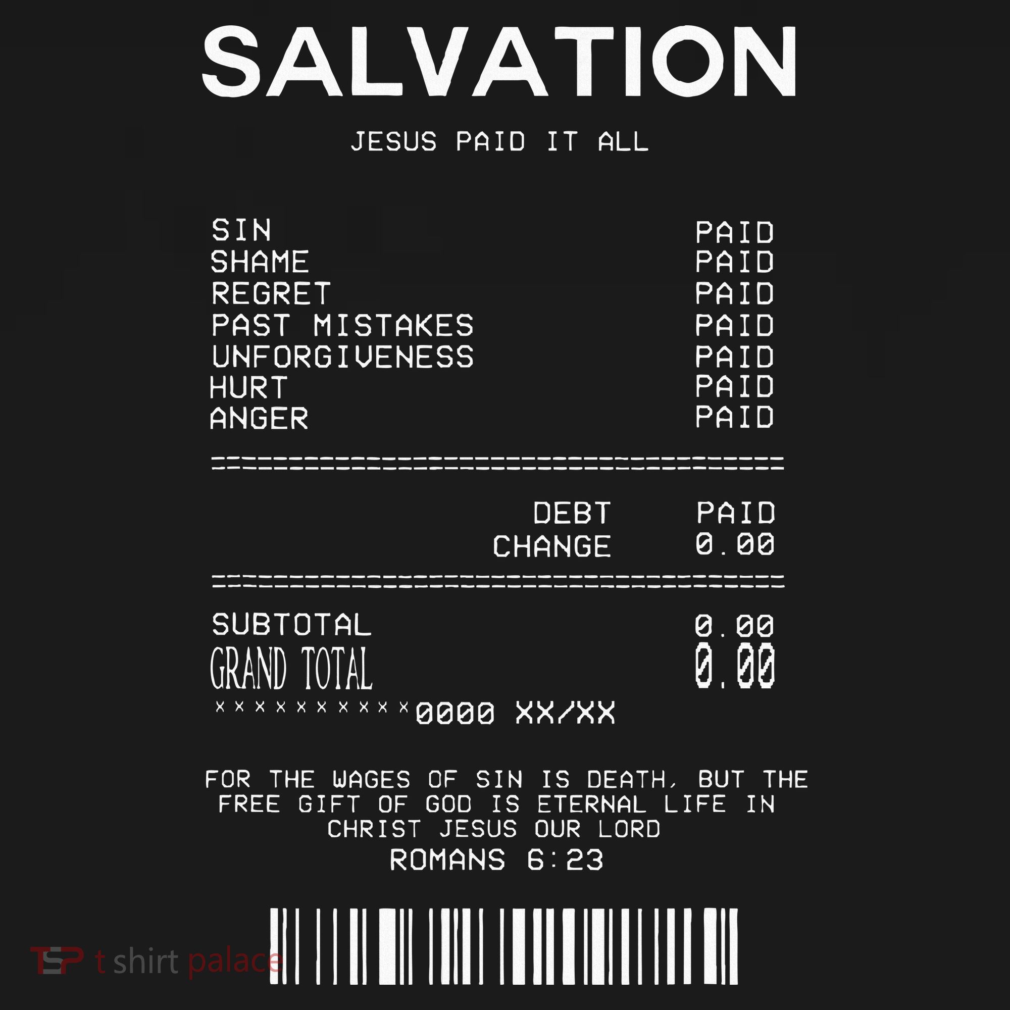 Salvation Jesus Paid It All Christian Baby Bodysuit
