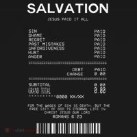 Salvation Jesus Paid It All Christian Women's T-Shirt thumb 6