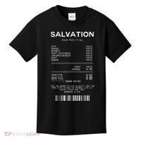 Salvation Jesus Paid It All Christian Kids T-Shirt thumb 0