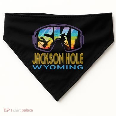 Ski Jay Peak Vermont Skiing Vacation Gift USA-Made Doggie Bandana