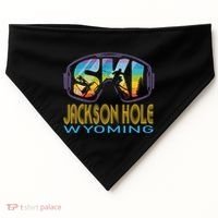 Ski Jay Peak Vermont Skiing Vacation Gift USA-Made Doggie Bandana thumb 0