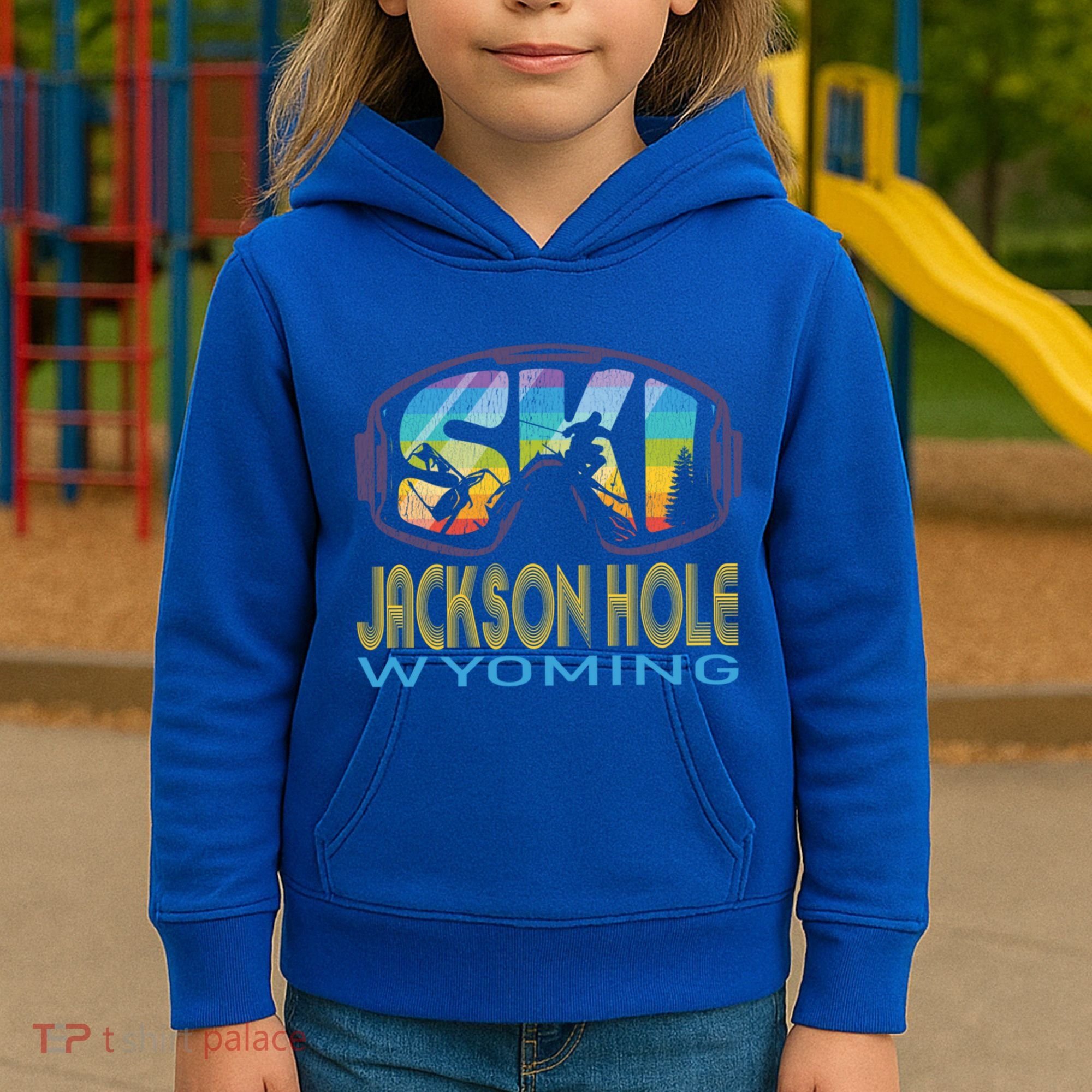 Ski Jay Peak Vermont Skiing Vacation Gift Kids Hoodie