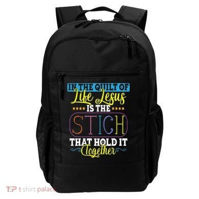 Sewing Jesus Quilting Needle Funny Backpack