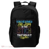 Sewing Jesus Quilting Needle Funny Backpack thumb 0