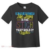 Sewing Jesus Quilting Needle Funny Toddler T-Shirt thumb 0