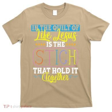 Sewing Jesus Quilting Needle Funny T-Shirt