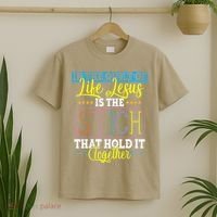 Sewing Jesus Quilting Needle Funny T-Shirt thumb 2