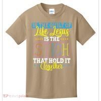 Sewing Jesus Quilting Needle Funny Kids T-Shirt thumb 0