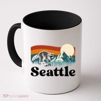 Seattle Jimothy Raccoon Meme Mountain Coffee Mug thumb 0