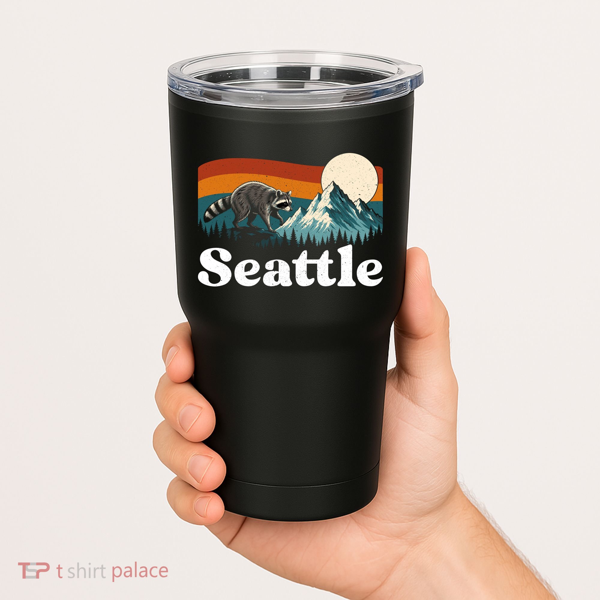 Seattle Jimothy Raccoon Meme Mountain Tumbler