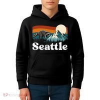Seattle Jimothy Raccoon Meme Mountain Kids Hoodie thumb 4