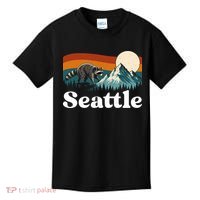 Seattle Jimothy Raccoon Meme Mountain Kids T-Shirt thumb 0