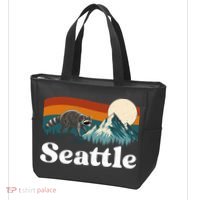 Seattle Jimothy Raccoon Meme Mountain Tote Bag thumb 3