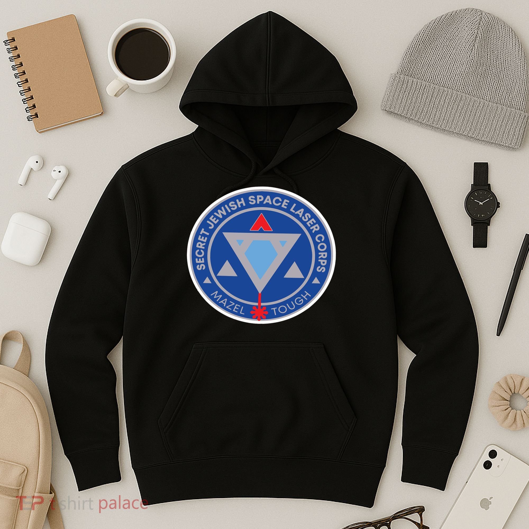 Secret Jewish Space Laser Corps Hoodie