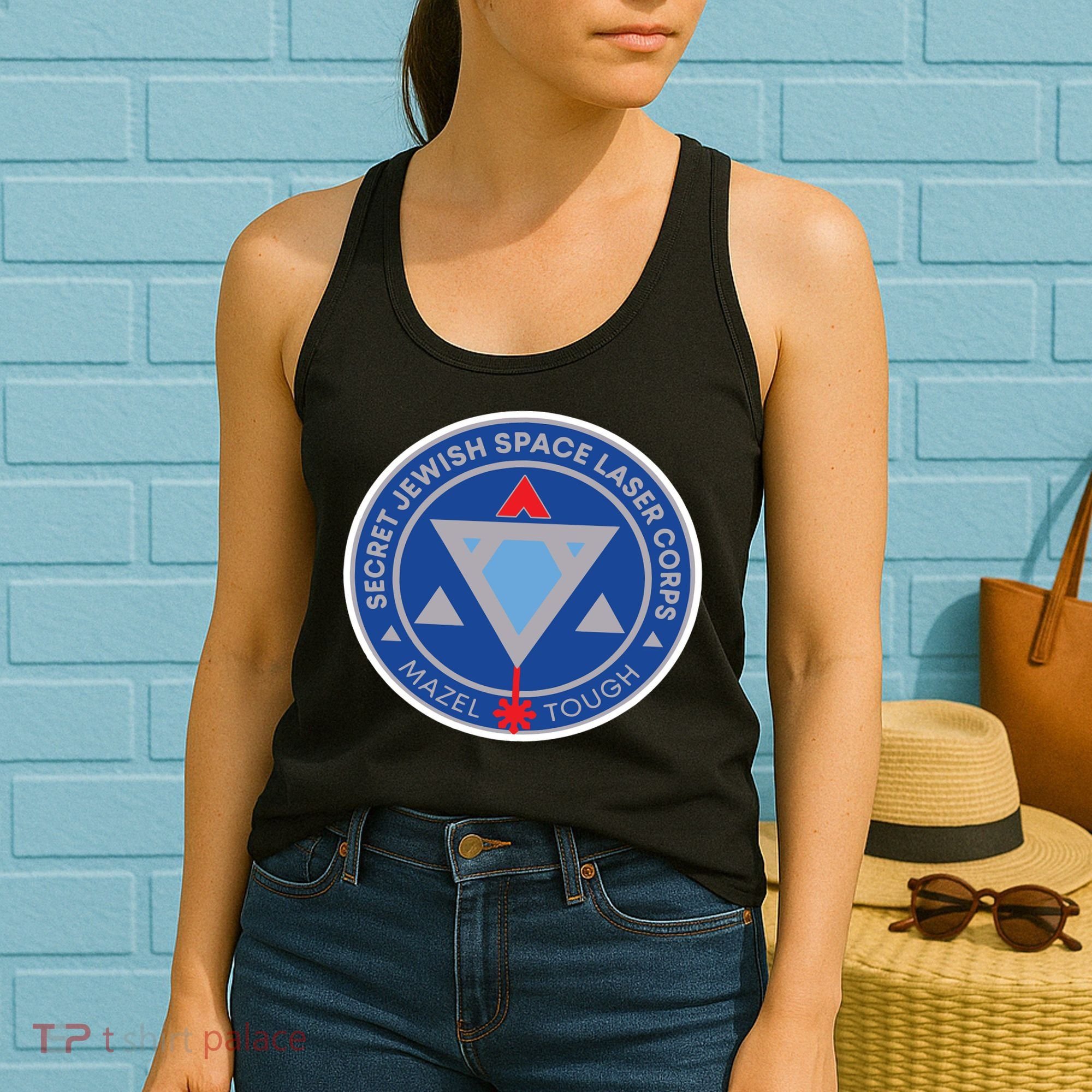 Secret Jewish Space Laser Corps Women's Tank Top