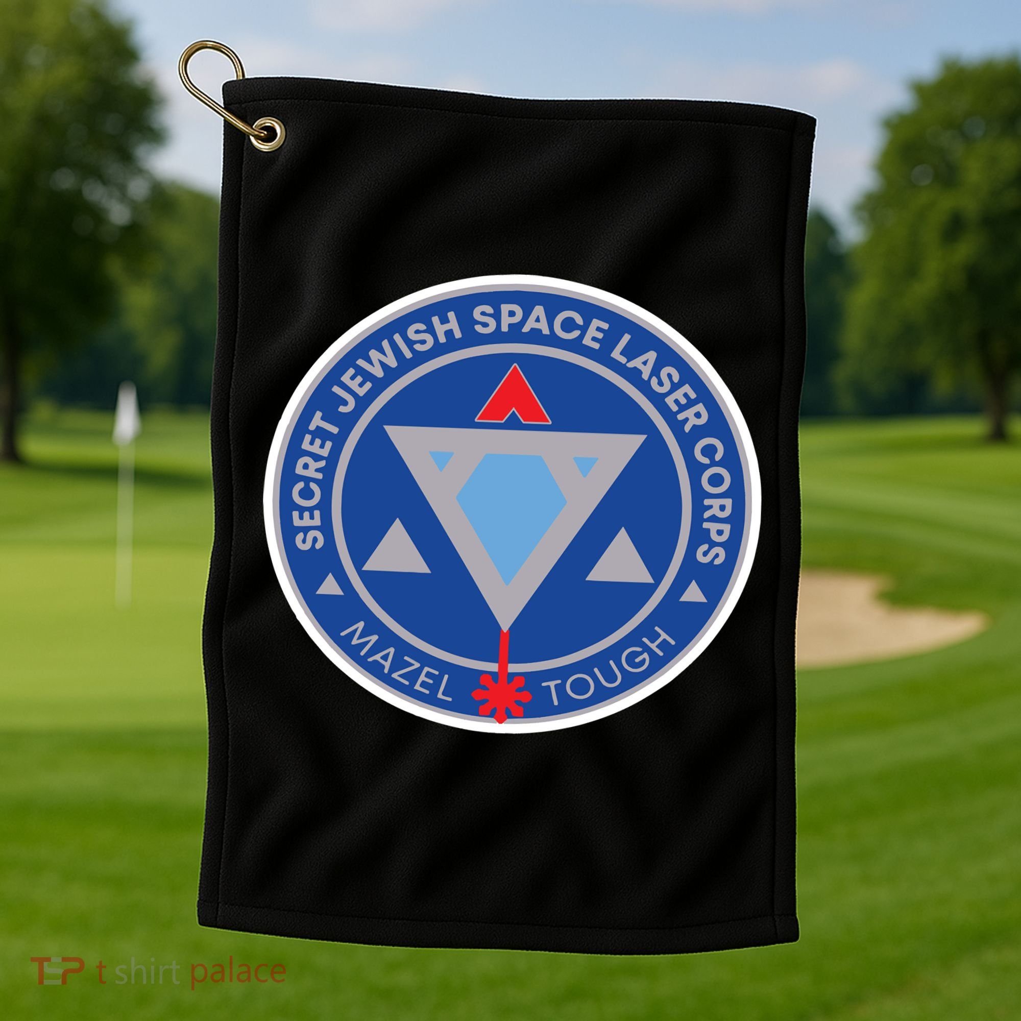 Secret Jewish Space Laser Corps Golf Towel