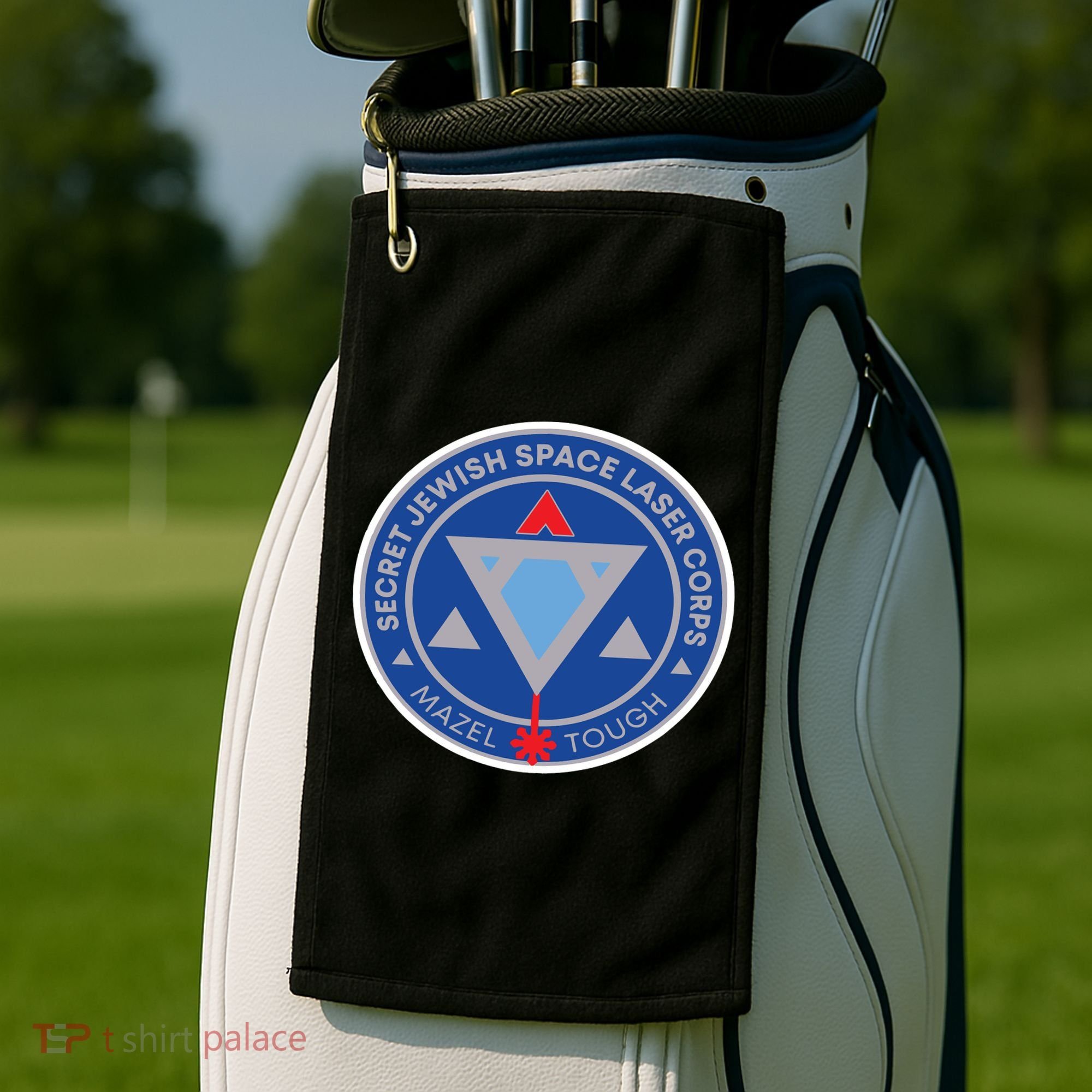 Secret Jewish Space Laser Corps Golf Towel