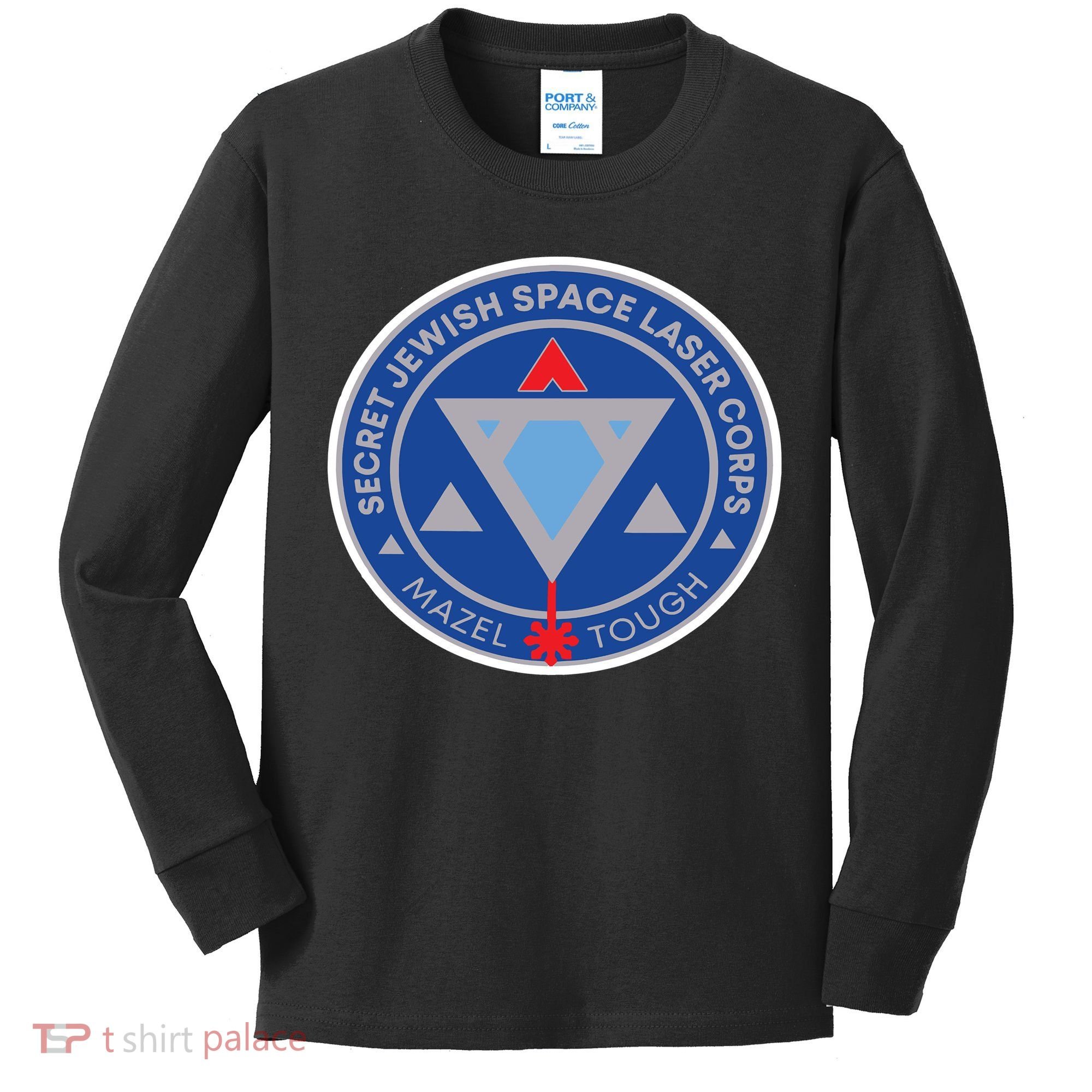 Secret Jewish Space Laser Corps Kids Long Sleeve Shirt