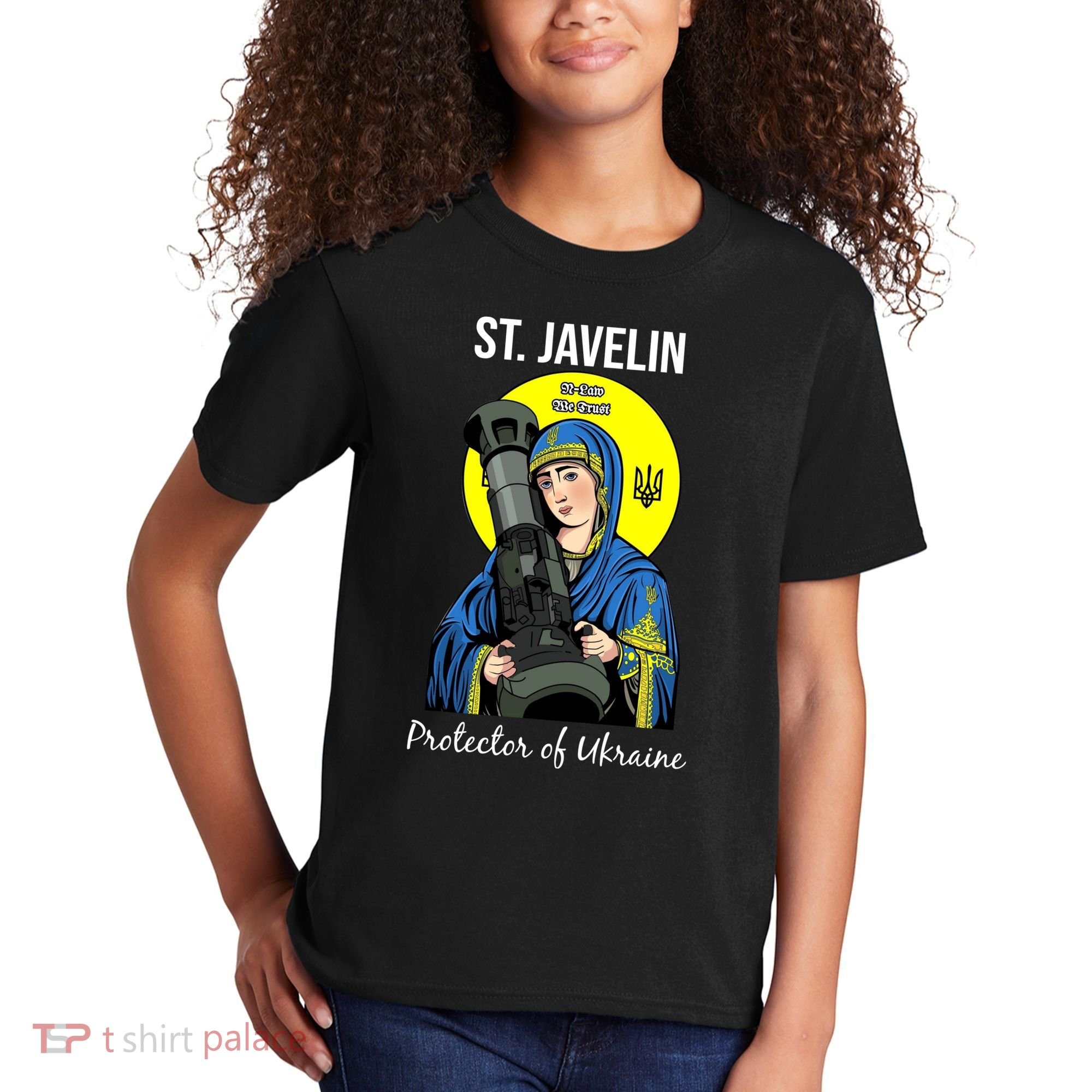 Saint Javelin St. Javelin Protector Kids T-Shirt