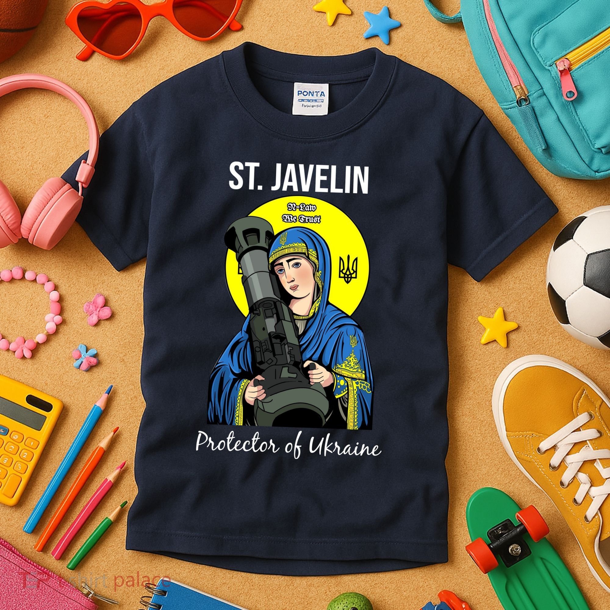 Saint Javelin St. Javelin Protector Kids T-Shirt