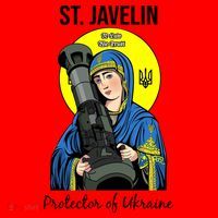 Saint Javelin St. Javelin Protector Santa Hat thumb 1