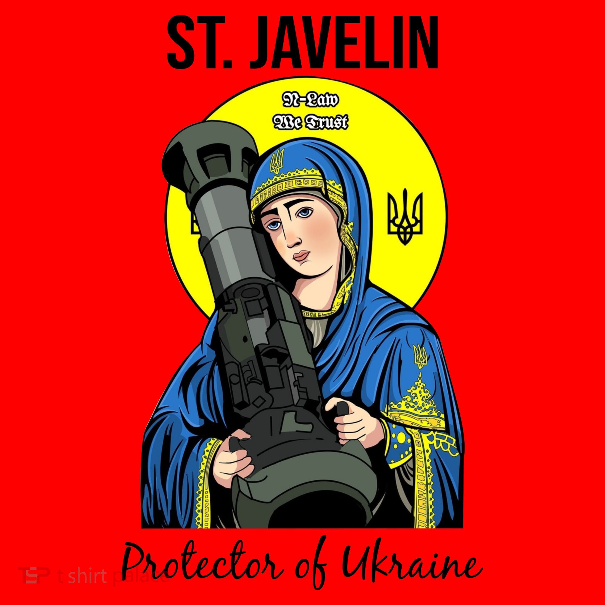 Saint Javelin St. Javelin Protector Santa Hat