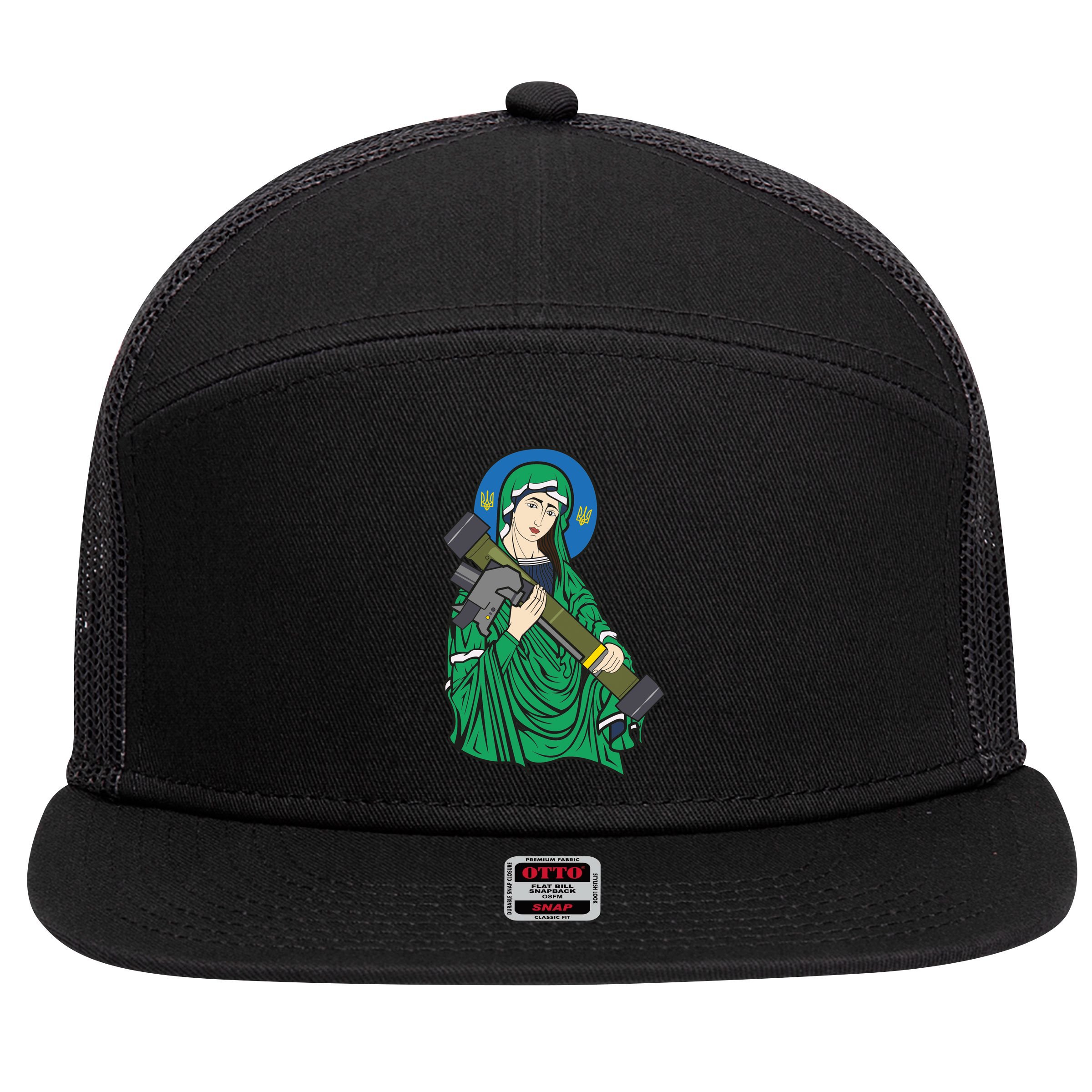 Saint Javelin 7 Panel Mesh Trucker Snapback Hat