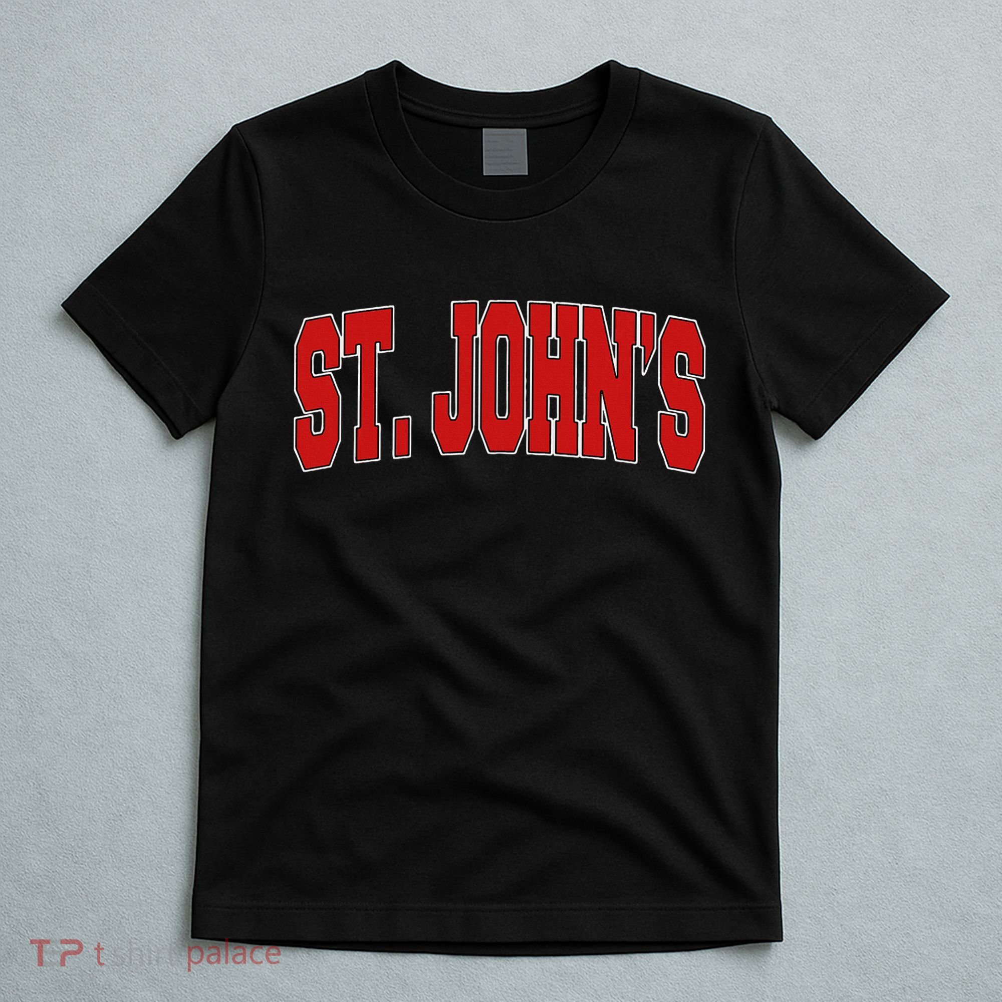 St John S Canada Varsity Style Vintage Retro Canadian Sports T-Shirt