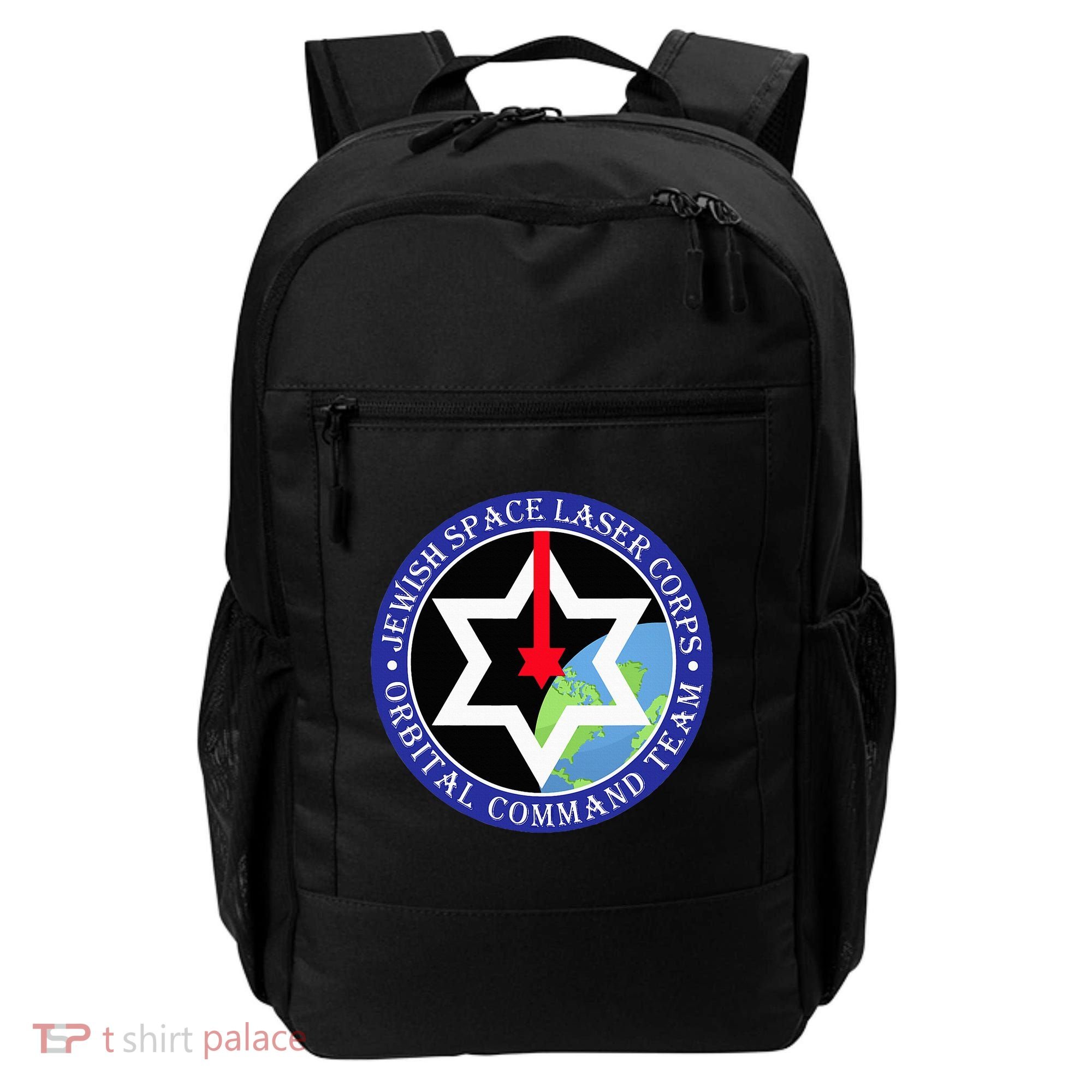 Secret Jewish Space Laser Corps Mazel Tov Funny Backpack