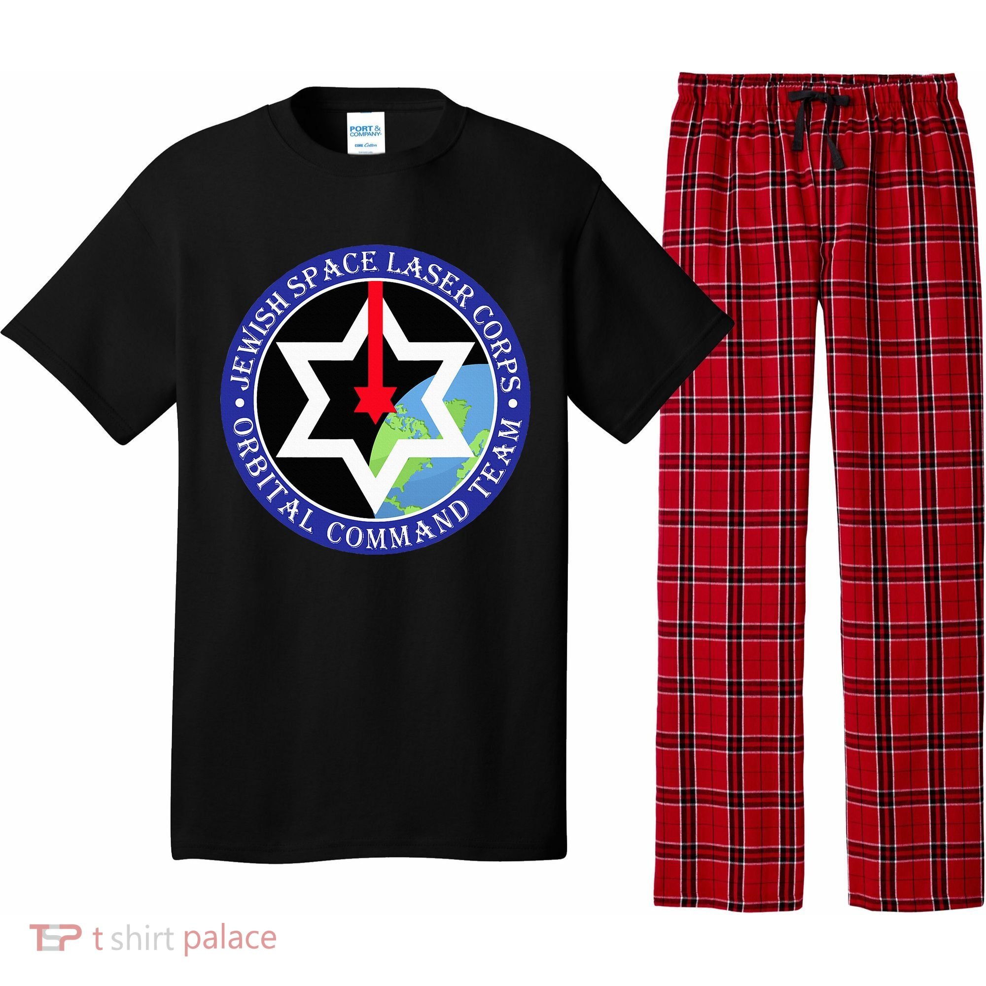 Secret Jewish Space Laser Corps Mazel Tov Funny Pajama Set